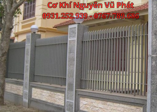 Mẫu hàng rào sắt đẹp giá rẻ tại Biên Hòa