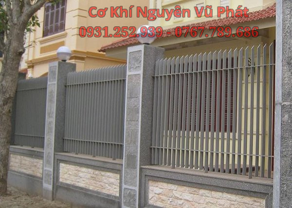 Mẫu hàng rào sắt đẹp giá rẻ tại Tân Uyên