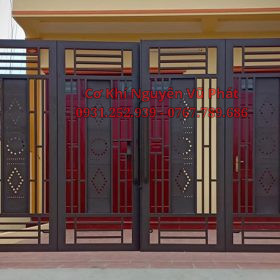 Lắp đặt cửa cổng sắt đẹp giá rẻ tại Đồng Nai